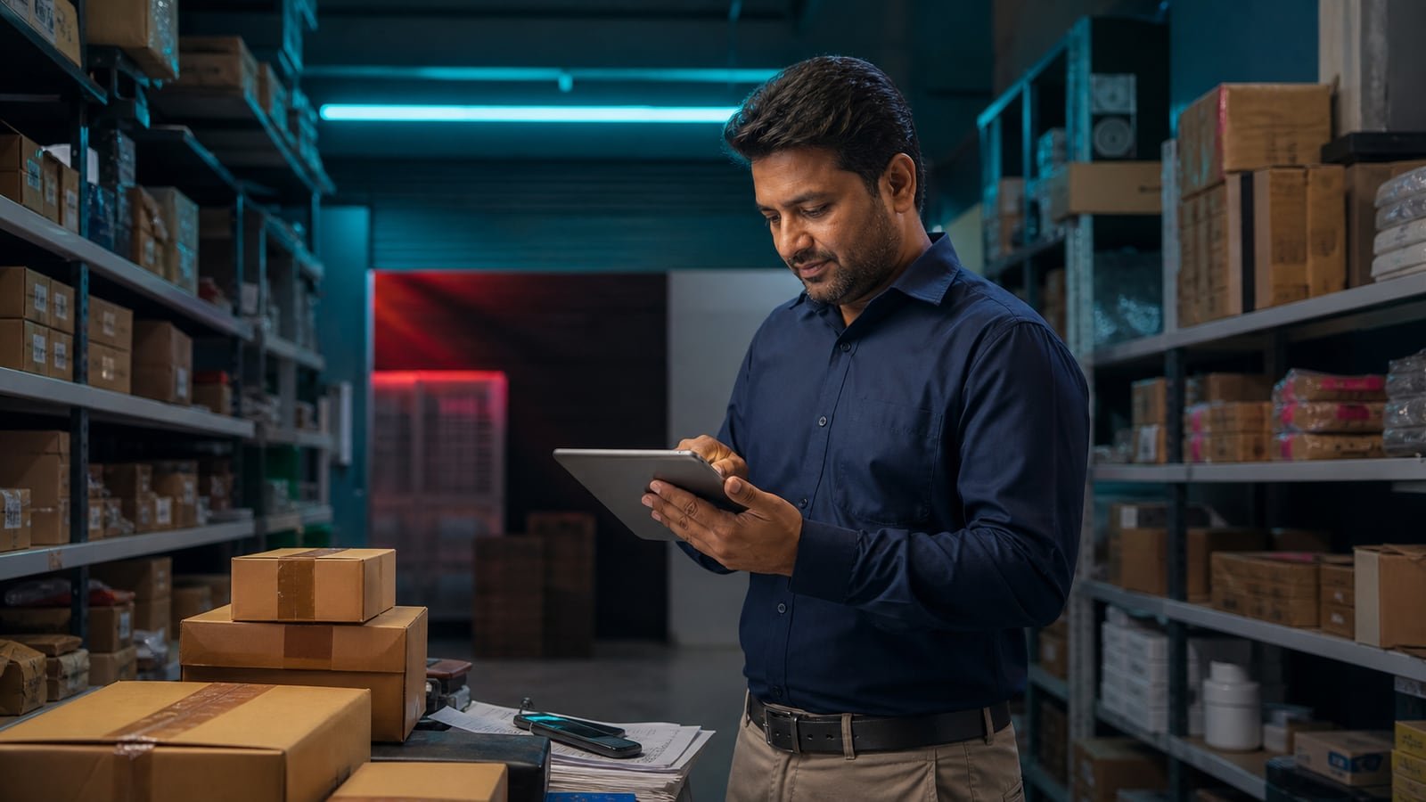 Secure digital document workflow being reviewed by an operations team