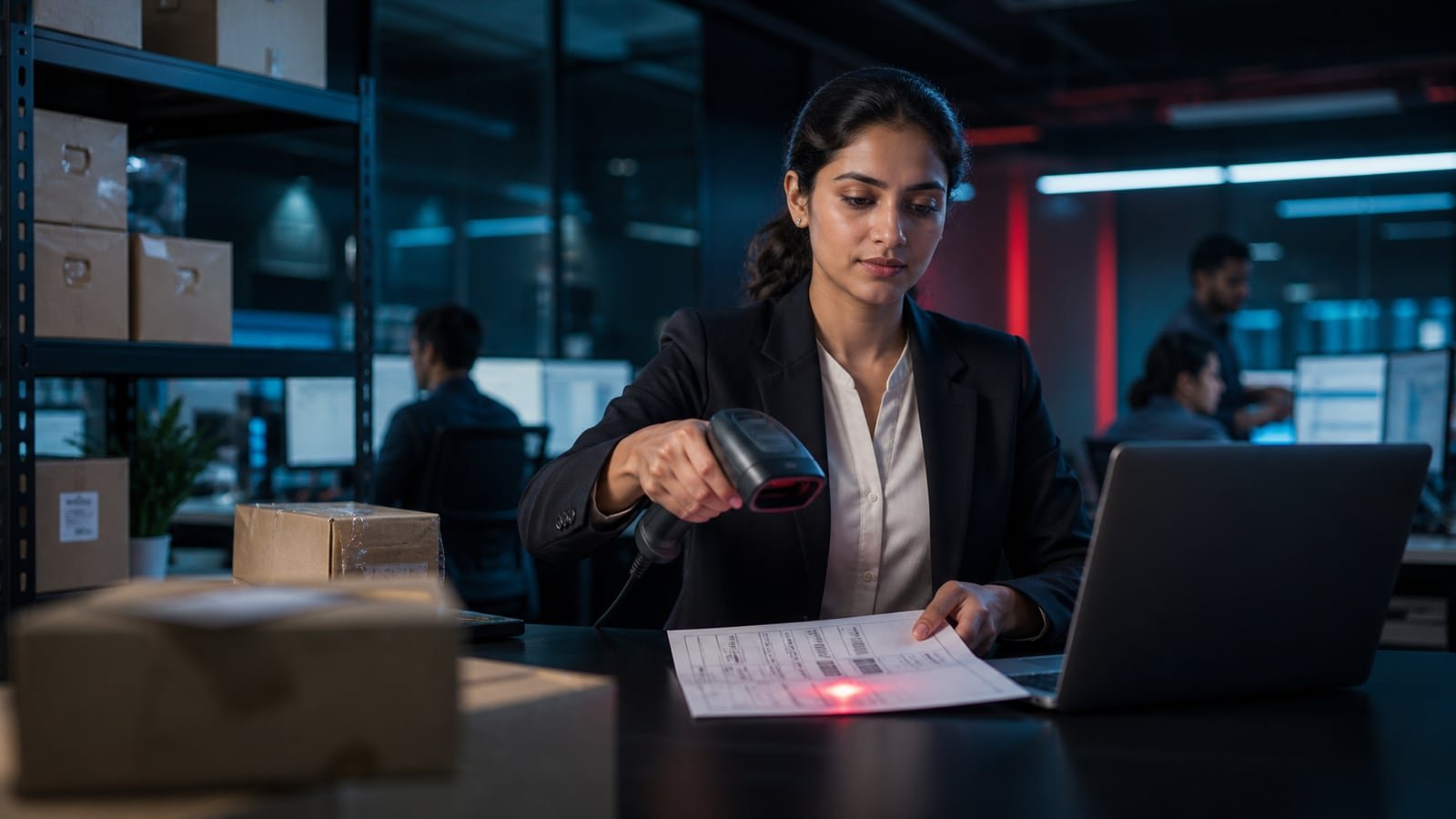 Business automation team monitoring connected workflows and live operational signals